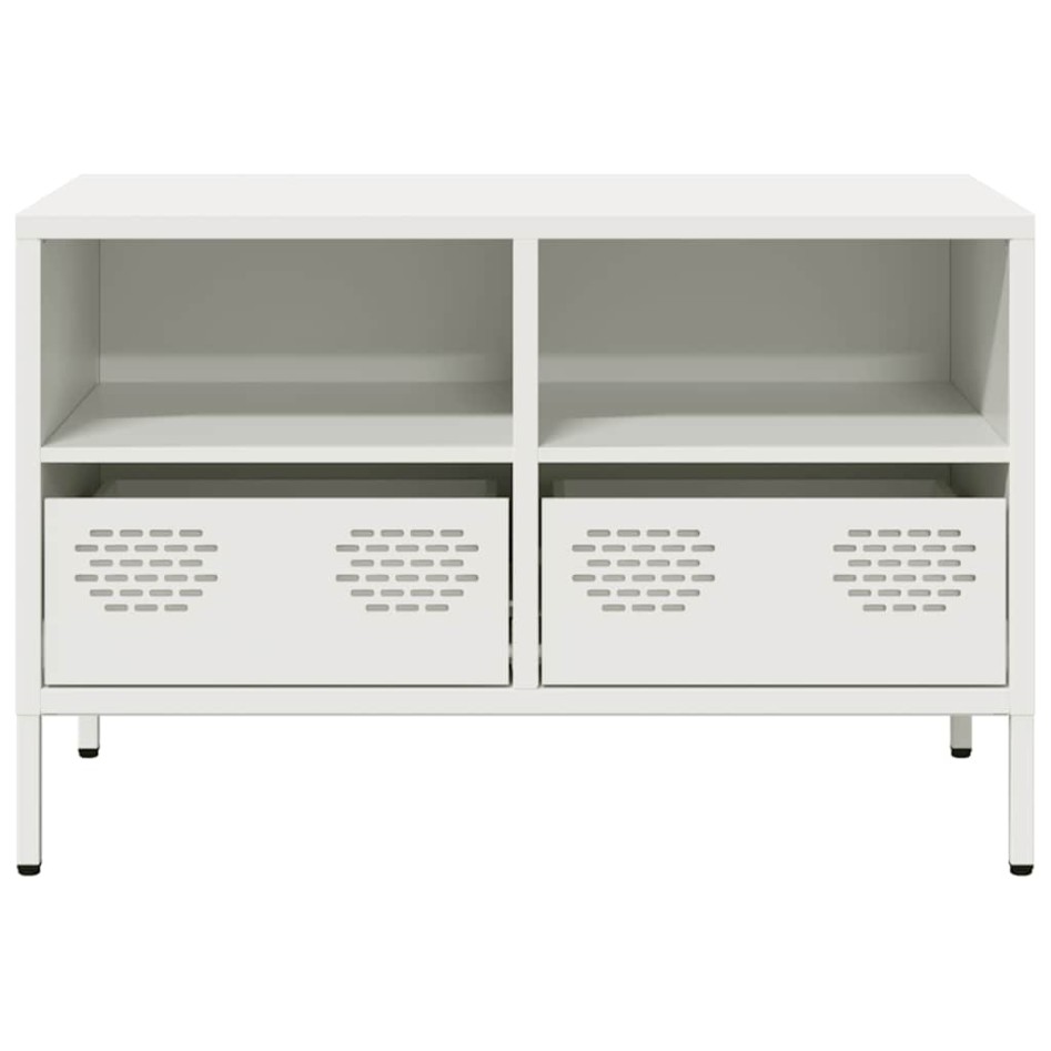 Mueble para TV acero laminado en frío blanco 68x39x43,5