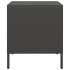 Mesitas de noche 2 uds acero negra 35x39x43,5