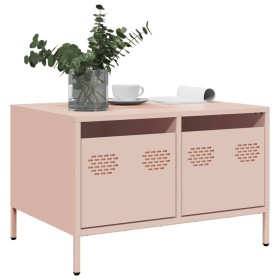 Mueble para TV acero laminado en frío rosa 68x50x43,5