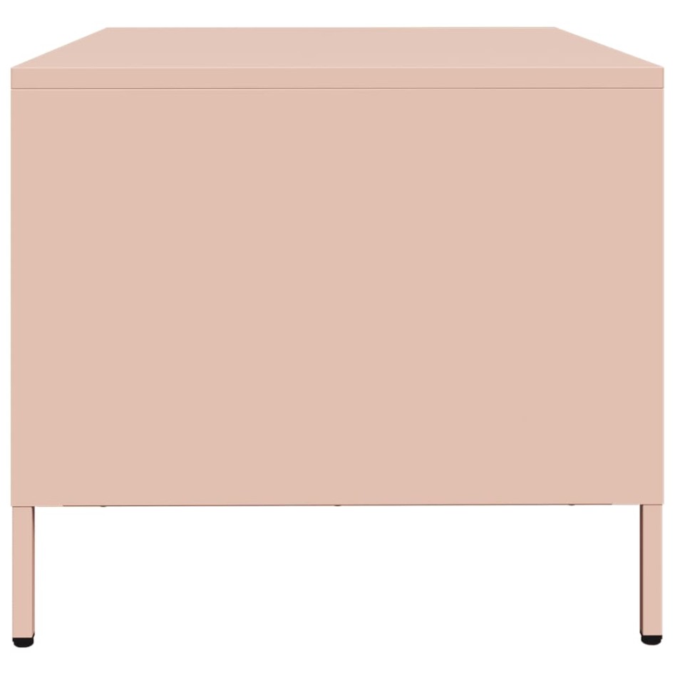 Mueble para TV acero laminado en frío rosa 68x50x43,5