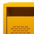 Mesitas de noche 2 uds acero amarillo mostaza 35x39x43,5