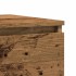 Mesita de noche madera de ingeniería envejecida 50x40x43.5