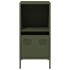 Aparador de acero laminado en frío verde oliva 35x39x73,5