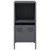Aparador de acero laminado en frío antracita 35x39x73,5