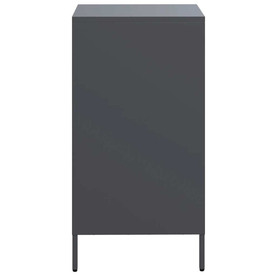 Aparador de acero laminado en frío antracita 35x39x73,5