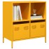 Aparador acero laminado en frío amarillo mostaza 68x39x73,5