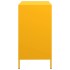 Aparador acero laminado en frío amarillo mostaza 68x39x73,5