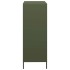 Aparador de acero verde oliva 39x35x103,5