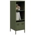 Aparador de acero verde oliva 35x39x103,5