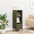 Aparador de acero verde oliva 35x39x103,5