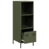 Aparador de acero verde oliva 35x39x103,5