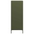 Aparador de acero verde oliva 35x39x103,5