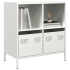 Aparador de acero laminado en frío blanco 68x39x73,5