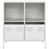 Aparador de acero laminado en frío blanco 68x39x73,5