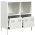 Aparador de acero laminado en frío blanco 68x39x73,5