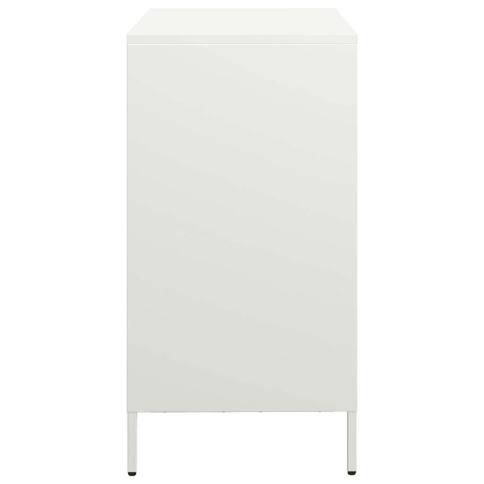 Aparador de acero laminado en frío blanco 68x39x73,5