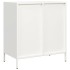 Aparador de acero laminado en frío blanco 68x39x73,5