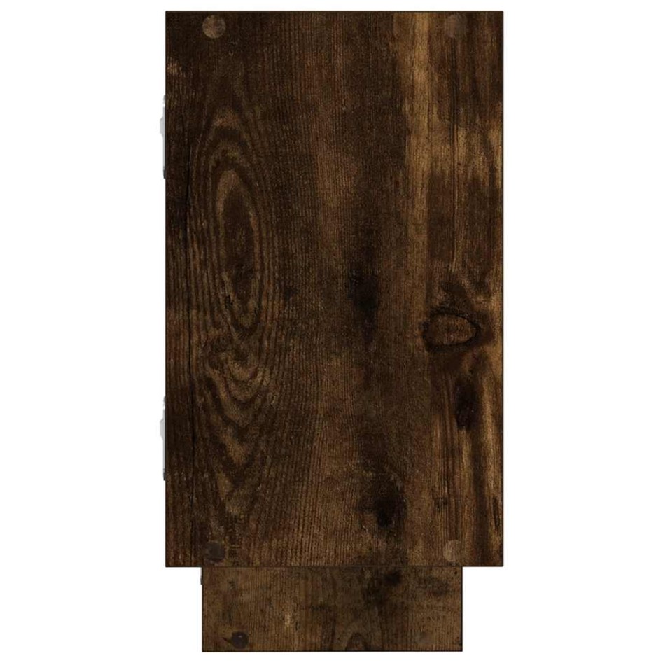 Estante cubo de pared 5 compartimentos madera roble