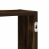 Estante cubo de pared 5 compartimentos madera roble