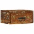 Mesitas de noche de pared 2 uds madera maciza