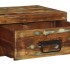 Mesitas de noche de pared 2 uds madera maciza