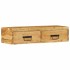 Mueble de TV de pared madera maciza de acacia 80x30x19