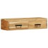 Mueble de TV de pared madera maciza de acacia 80x30x19