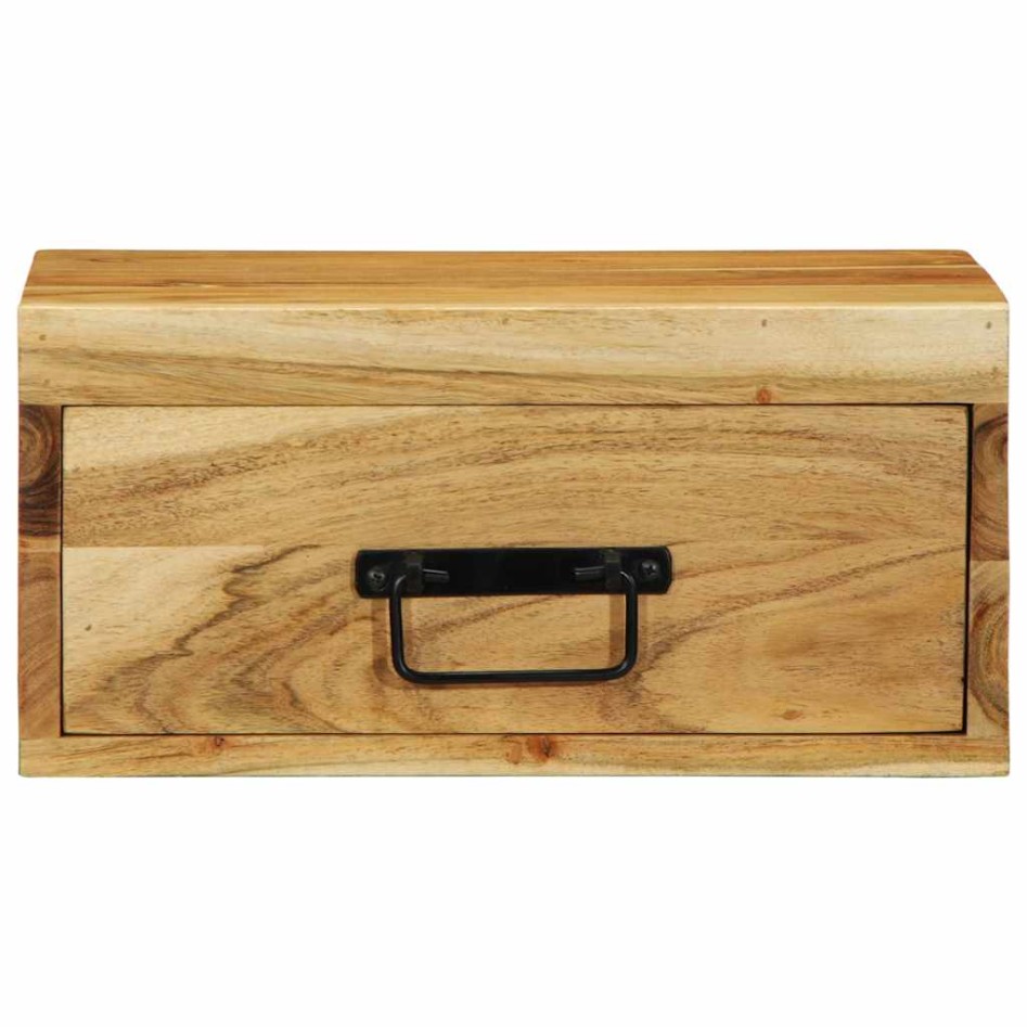 Mesita de noche de pared madera maciza de