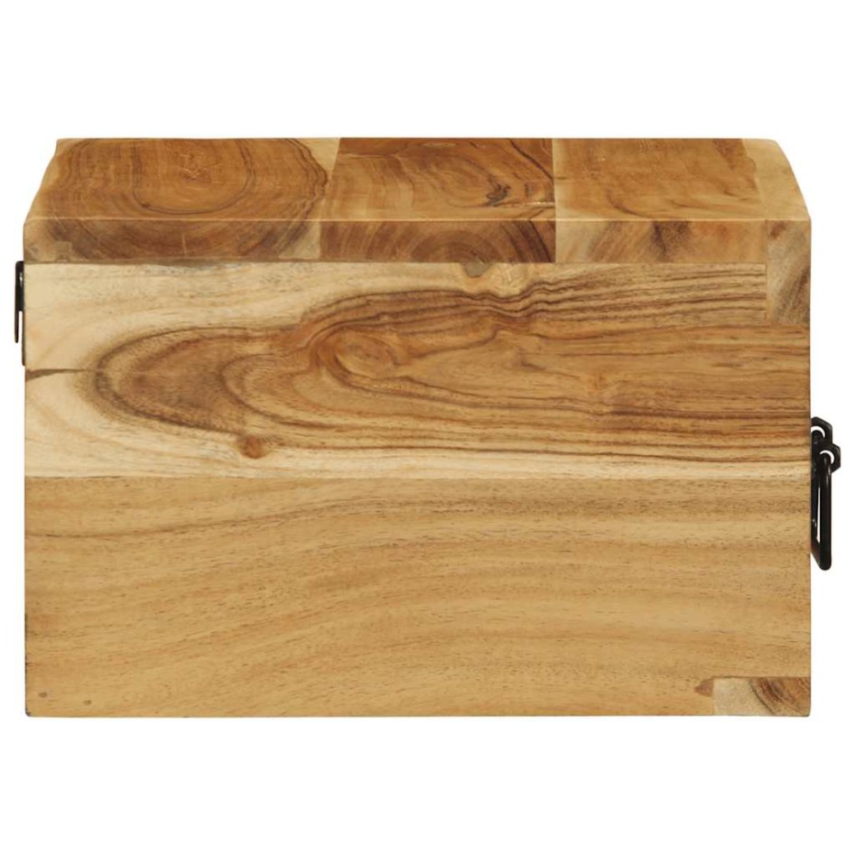 Mesita de noche de pared madera maciza de