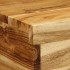 Mesita de noche de pared madera maciza de