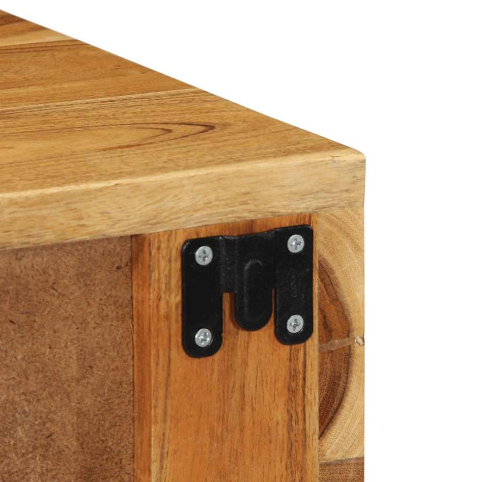 Mesita de noche de pared madera maciza de