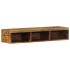 Mueble de TV de pared madera maciza reciclada 100x30x19