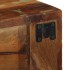 Mueble de TV de pared madera maciza reciclada 100x30x19
