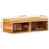 Mueble de TV de pared madera maciza de acacia 60x30x19