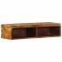 Mueble de TV de pared madera maciza reciclada 80x30x19