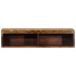 Mueble de TV de pared madera maciza reciclada 80x30x19