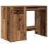 Escritorio de madera de ingeniería envejecida 100x49x75
