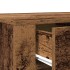 Escritorio de madera de ingeniería envejecida 100x49x75