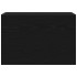 Mueble de pared de baño madera ingeniería negro 60x25x40