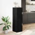 Mueble de cocina madera de ingeniería negro 38x41,5x131,5