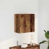 Armario pared madera ingeniería envejecida 60x31x60