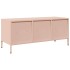 Mueble para TV acero laminado en frío rosa 101,5x39x43,5