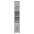Armario baño madera contrachapada gris hormigón 30x30x183,5