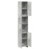 Armario baño madera contrachapada gris hormigón 30x30x183,5