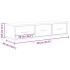 Armario de pared madera ingeniería envejecida 88x26x18,5