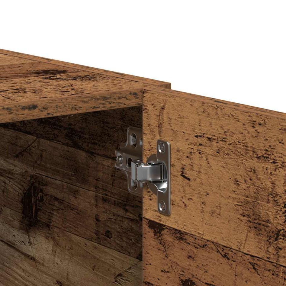 Armario de pared madera ingeniería envejecida 80x39x40