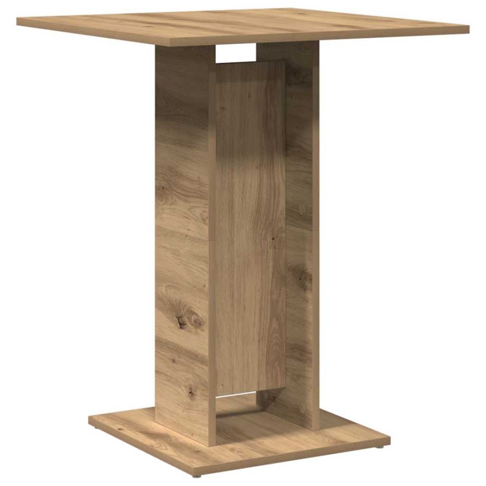 Mesa de bistró madera de ingeniería roble artisan 60x60x75