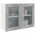Armario colgante de vidrio gris hormigón 80x31x60