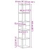 Mueble de esquina madera ingeniería roble artisan 33x33x165