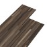 Lamas para suelo autoadhesivas PVC marrón a rayas 5,02 m² 2